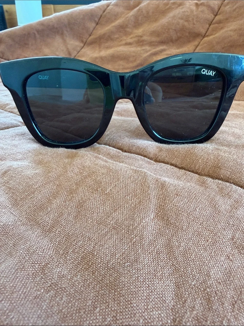 Quay Australia Oversized Cat-Eye Sunglasses in Green